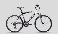 Ikona MTB Axon čierno-červena