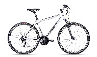 Ikona cross Tranz 1,0 čierno/šedy 19"