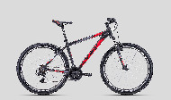 Ikona MTB Flag 1.0 čierno-červený