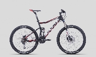Ikona MTB Revox full čierno-červený